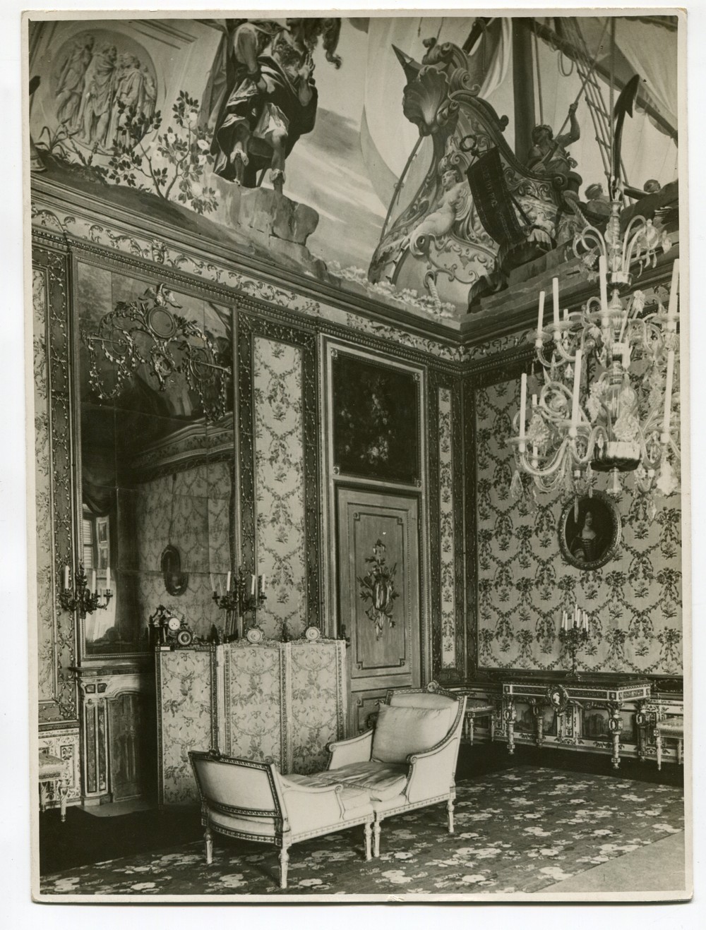 F. Juvarra, Palazzina di caccia di Stupinigi, Interno, AFFTM 317 8427